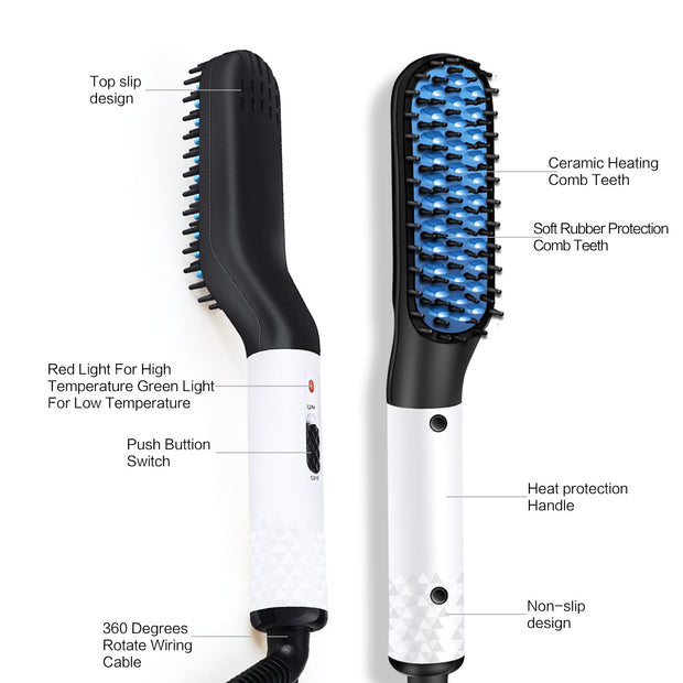Multifunctional Hair Straightener Comb Brush