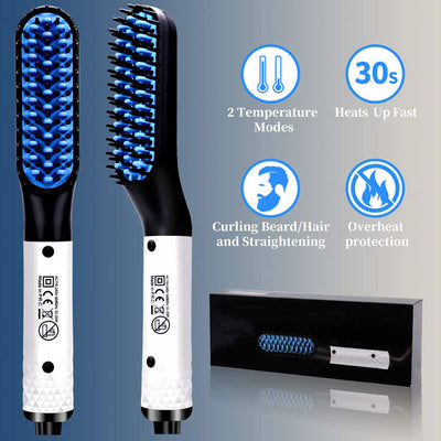 Multifunctional Hair Straightener Comb Brush