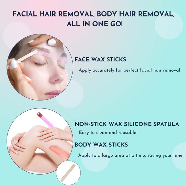 Hair Removal Wax Kit With Wax Warmer