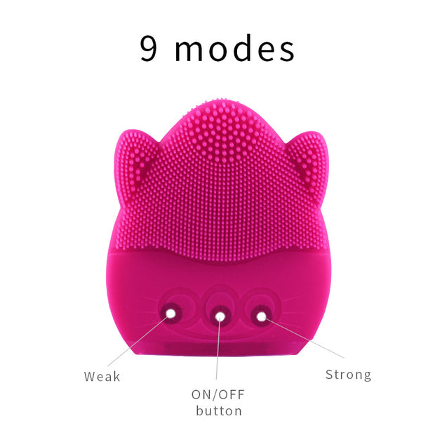 Electric facial cleanser