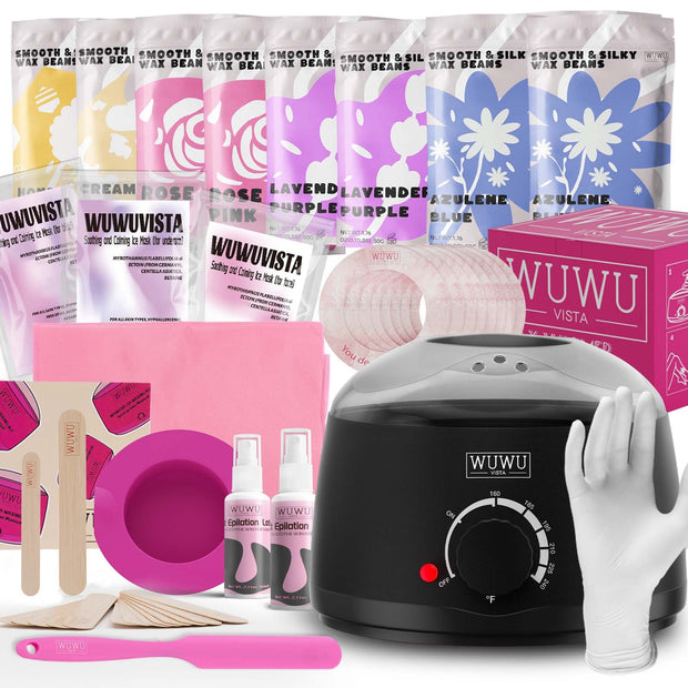 Hair Removal Wax Kit With Wax Warmer
