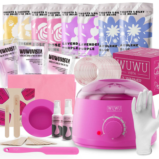 Hair Removal Wax Kit With Wax Warmer